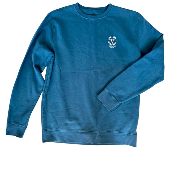 Vans leisure, teal crewneck sweatshirt size large - Picture 3 of 13